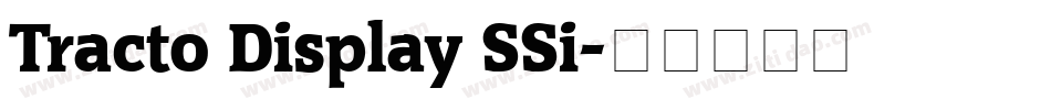 Tracto Display SSi字体转换
